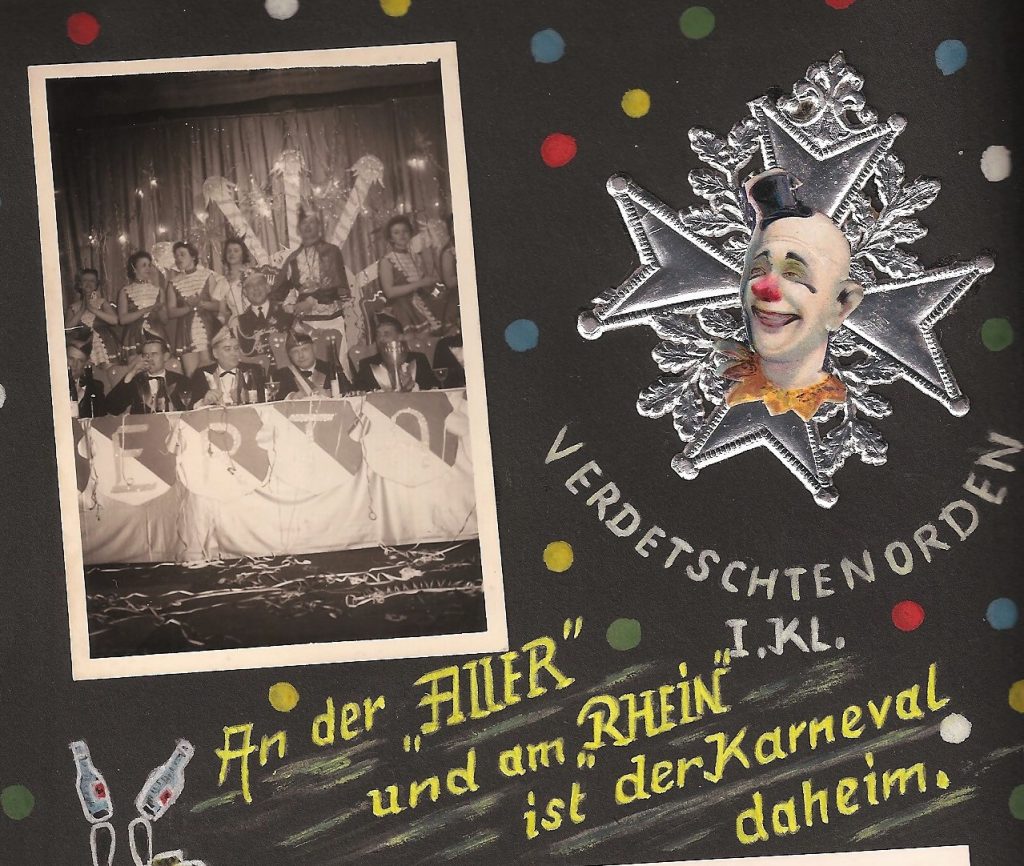 Verdetschtenorden I.K.L - An der "Aller" und am "Rhein" ist der Karneval daheim.
